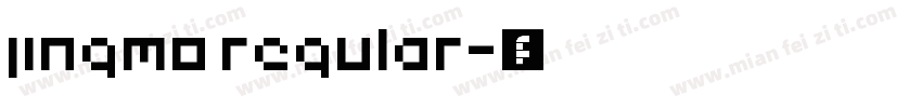 jingmo regular字体转换